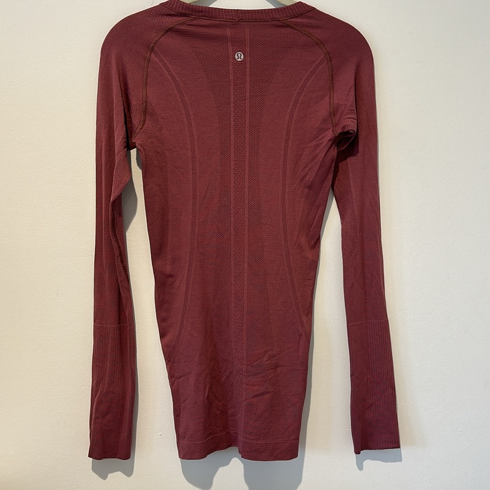 Lululemon Women's Pink Long Sleeve Top - Picture 6 of 10